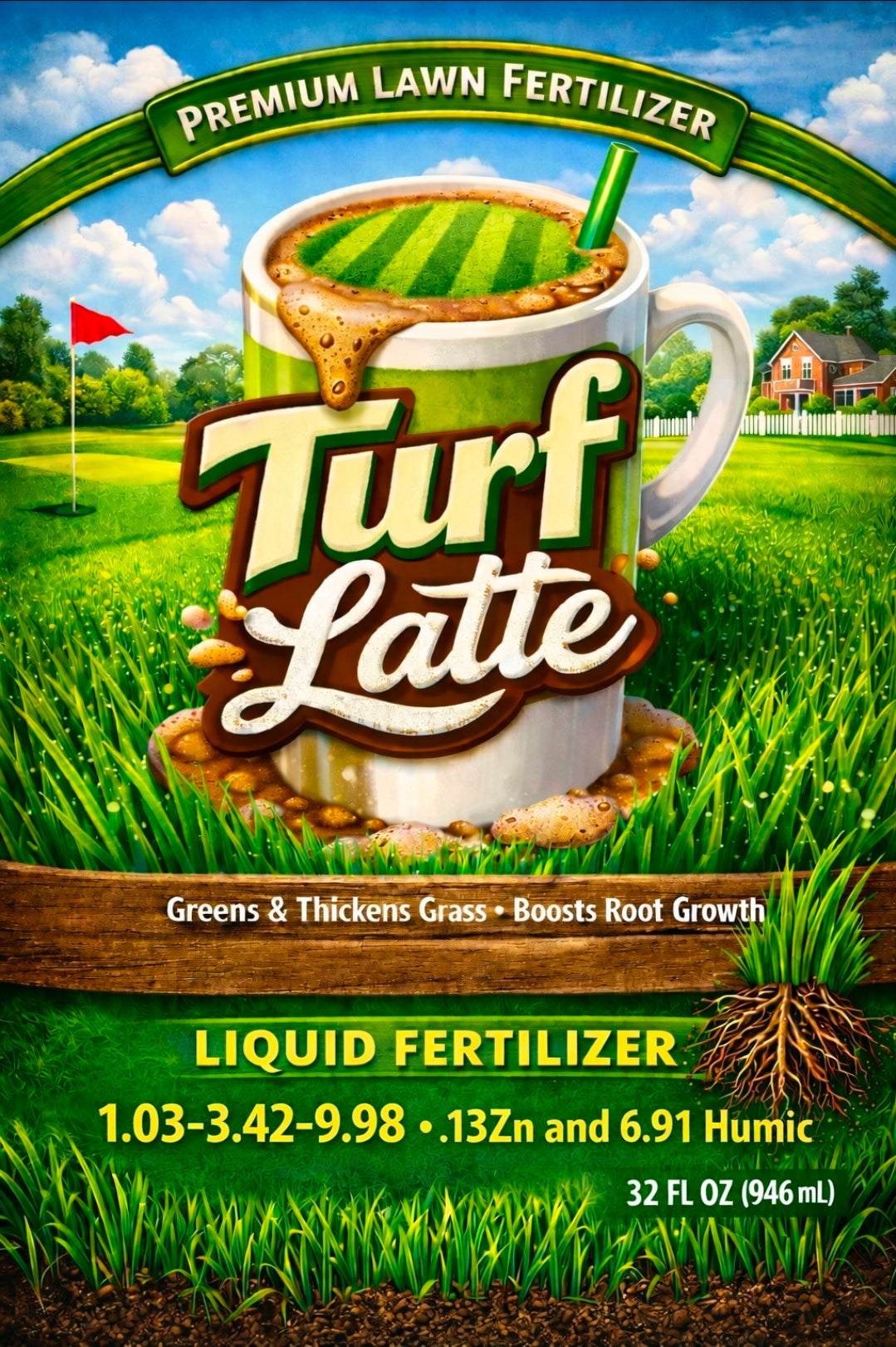 TURF LATTE 2.5GA JUG